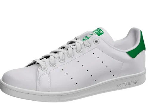 Adidas Originals Men's Stan Smith shoes in classic white
