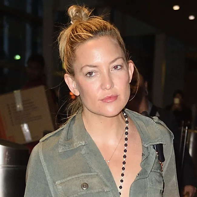 "Kate Hudson in a stylish yoga outfit"