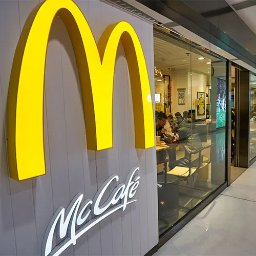 McDonald's delicious meal options displayed on a tray.