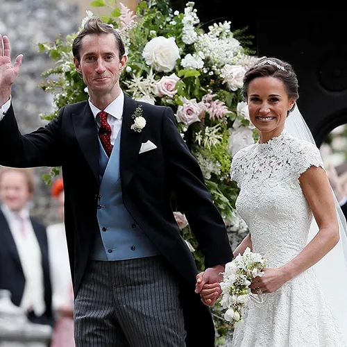 Pippa Middleton with her family