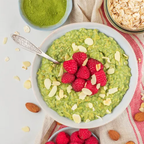 matcha oatmeal