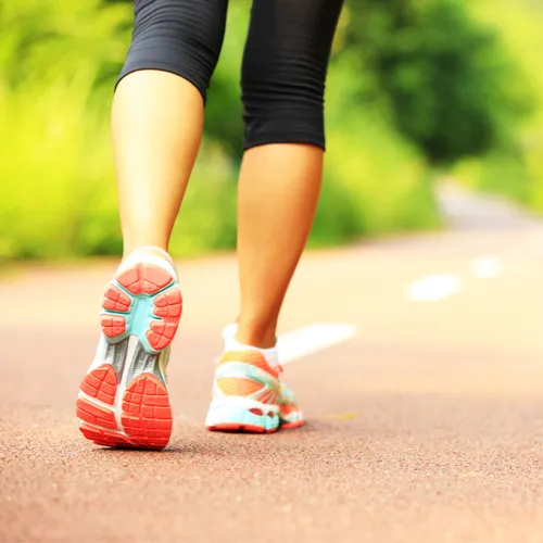 woman walking