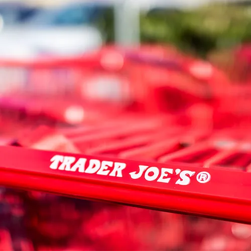Delicious Trader Joe's snacks and treats display.