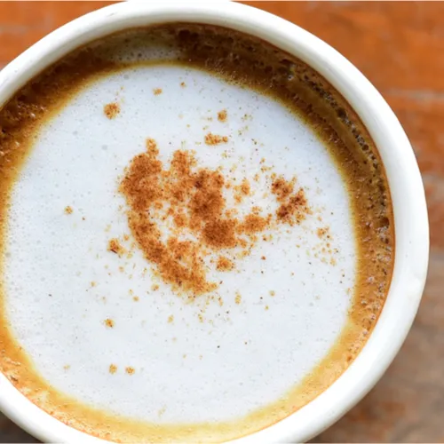 coffee with cinnamon