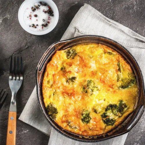 "Close up of a healthy breakfast spread"