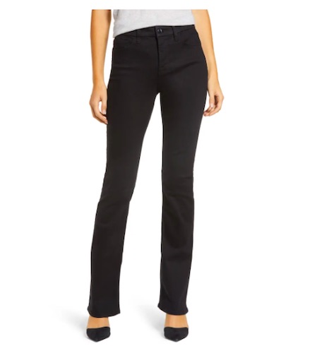 "Jen7 Slim Bootcut Jeans on display"