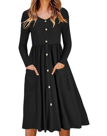 This $18 Midi Dress Has Over *10,000* Positive Reviews On Amazon - SHEfinds