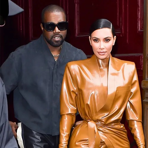 "Kim Kardashian in a stylish outfit"