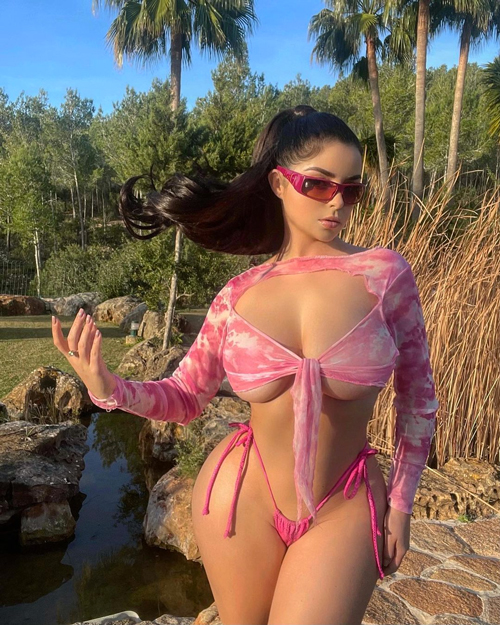 Demi Rose Is Wearing Sheer Lingerie On Instagram & She's Never