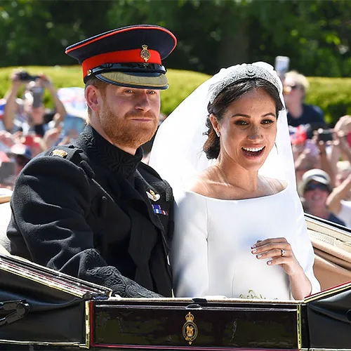 Meghan Markle and Prince Harry attending an event together