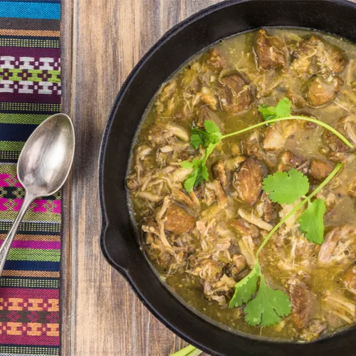 chicken and salsa verde