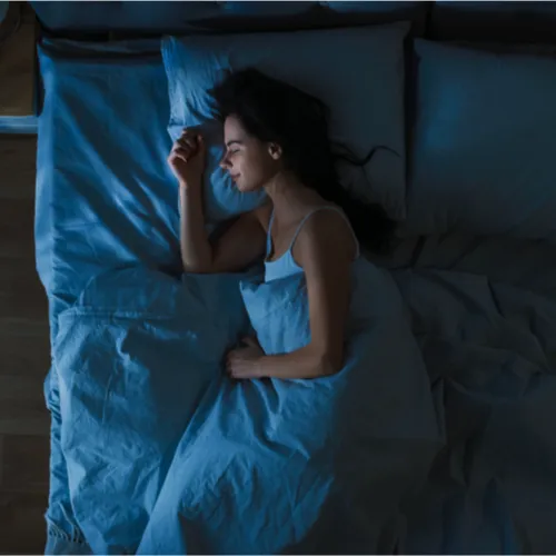 woman sleeping