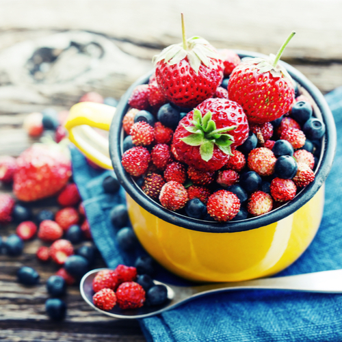 bowl of berries