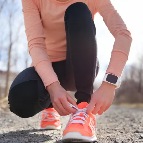 woman exercising