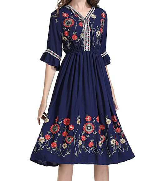 This $26 Embroidered Dress Is Exactly What You Need For Welcoming The ...