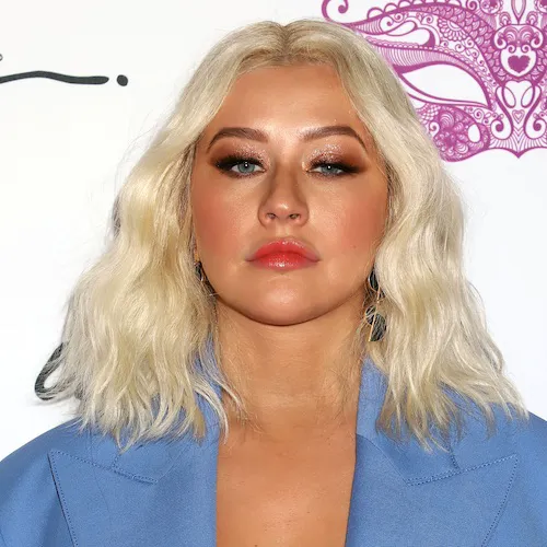 Christina Aguilera in a trendy outfit