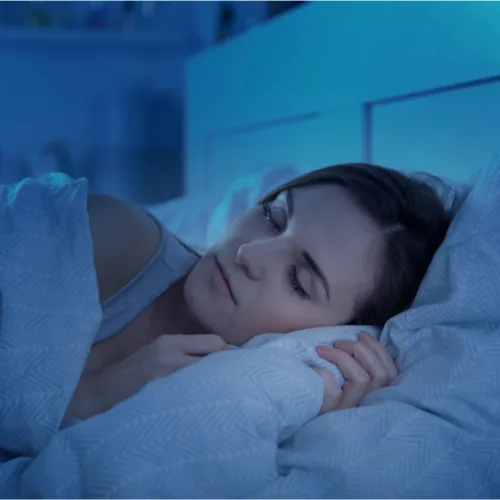 woman sleeping