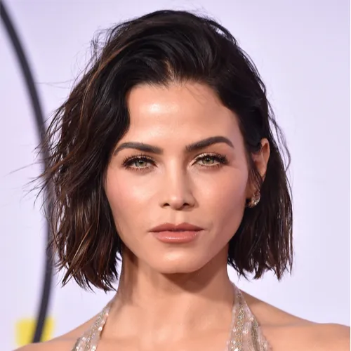 Woman with hair styled in a bob