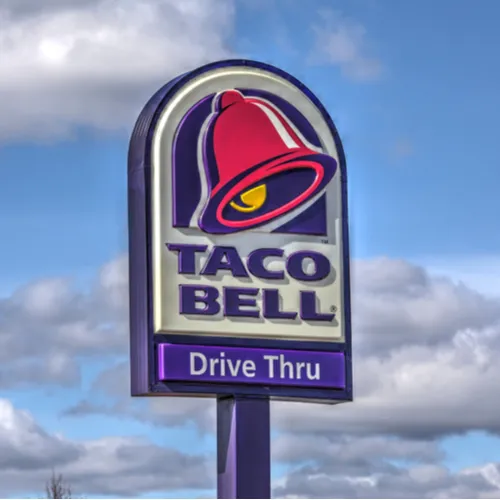 Mouthwatering Taco Bell tacos with fresh ingredients displayed