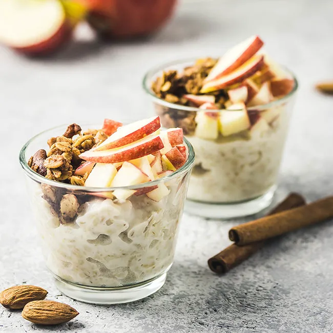 best 5 ingredient overnight oats apple cinnamon