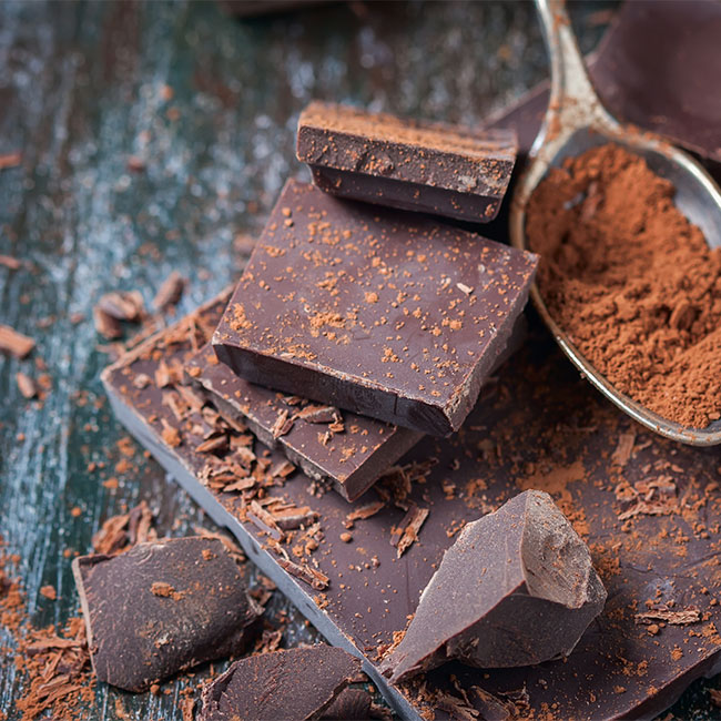 dark chocolate high fiber foods for weight loss