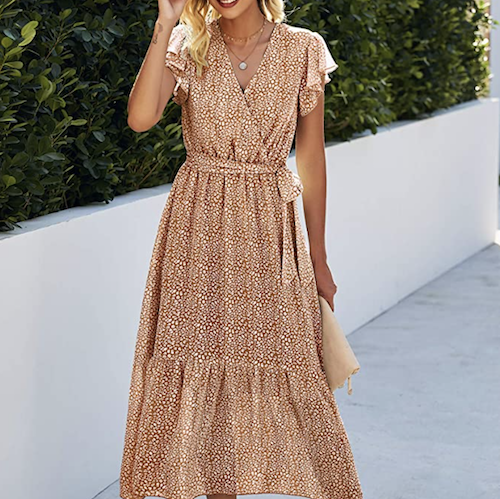 This Cheap Faux-Wrap Maxi Dress Is Comfy, Stylish, \u0026 Super Flattering -  SHEfinds