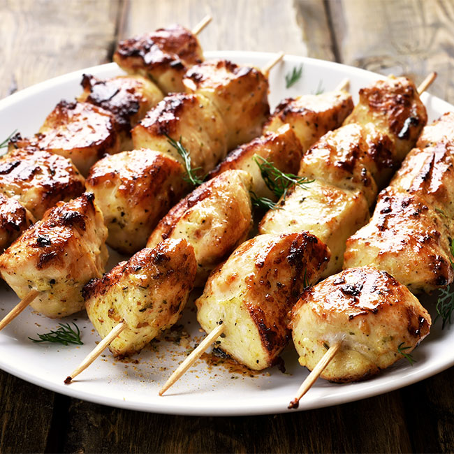 <h2>1. Barbecue Chicken Skewer</h2> best healthy barbecue skewer recipes