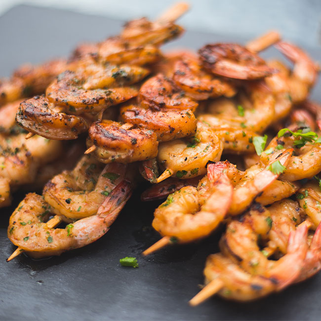 <h2>2. Barbecue Shrimp Skewer</h2> best healthy barbecue skewer recipes