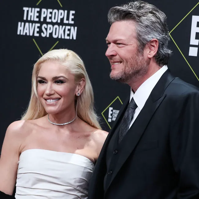 Blake Shelton and Gwen Stefani at the People's Choice Awards.