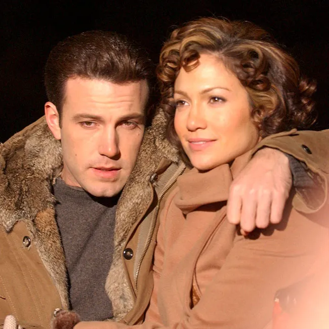 Jennifer Lopez and Ben Affleck at Jersey Girl premiere