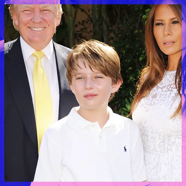 Barron Trump transformation over the years.