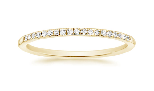 Brilliant Earth diamond stackable wedding band