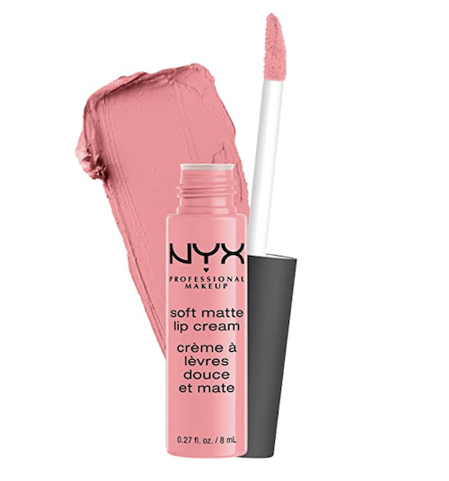 pretty pink matte lipstick from NYX