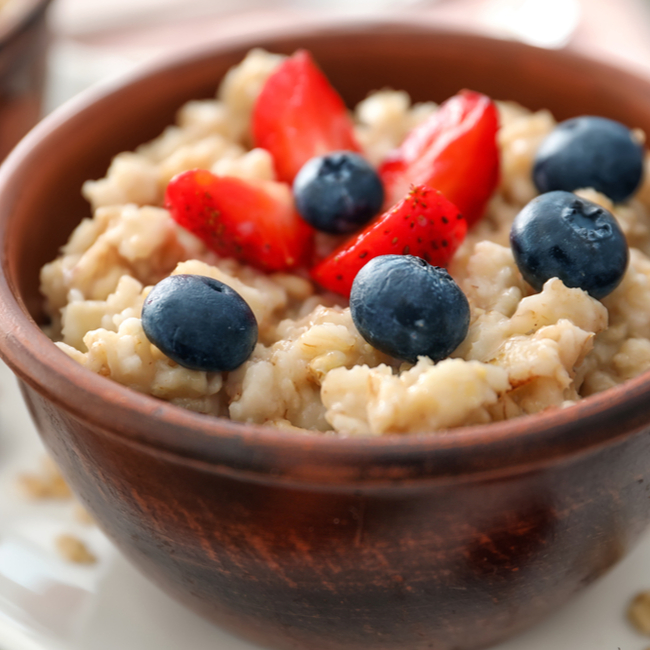 best healthy 3 berry oatmeal recipe