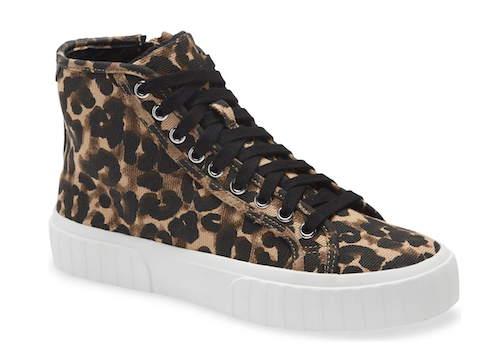 Nordstrom Steve Madden sneakers leopard print