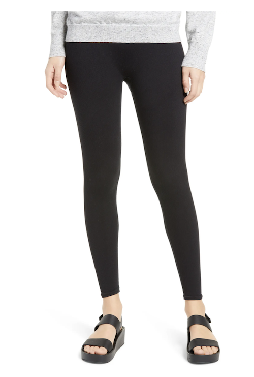 Nordstrom ribbed leggings for fall