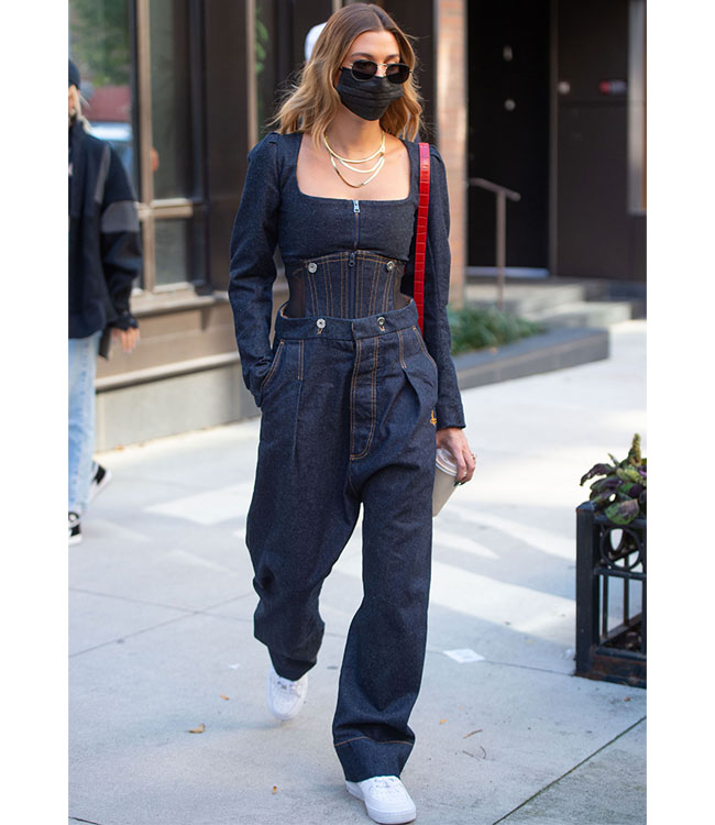 The Irresistible Return Of The Corset Top—Celebrities Like Hailey ...
