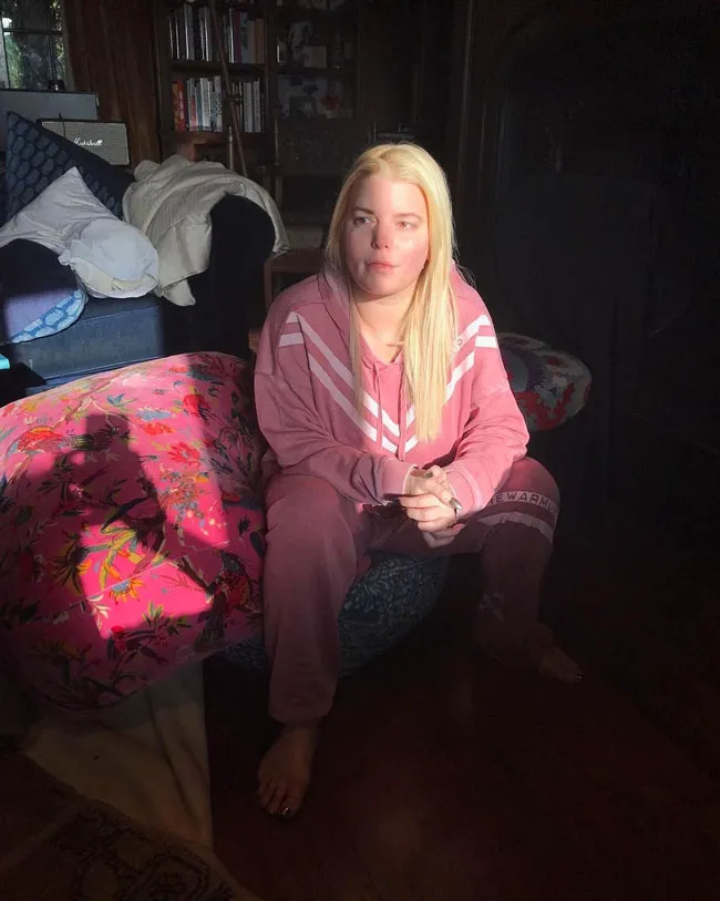 Jessica Simpson's unrecognizable Instagram transformation photo.