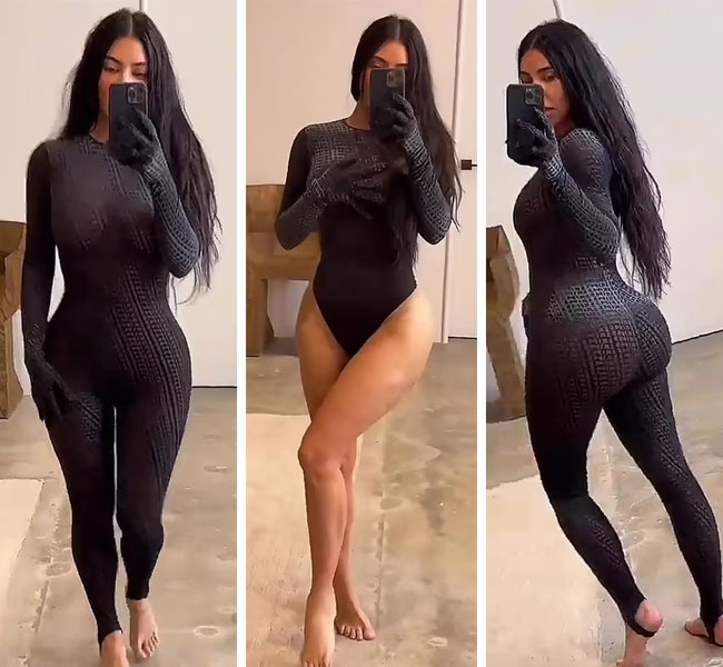 Kim Kardashian Just Flaunted Her Incredible Curves In A High-Cut Bodysuit—It's  SO Revealing! - SHEfinds