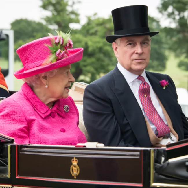 Prince Andrew in a candid moment at an event