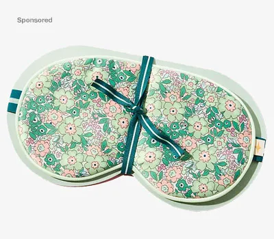 Anthropologie Avant Garden sleep mask for restful nights.