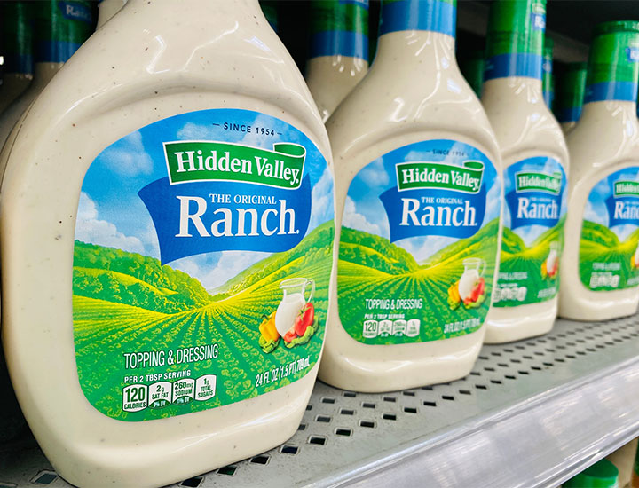 Hidden Valley ranch dressing bottle