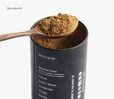 MudWtr tin with 30 servings of coffee alternative.