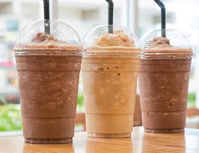 Refreshing blended coffee drinks for a perfect pick-me-up.