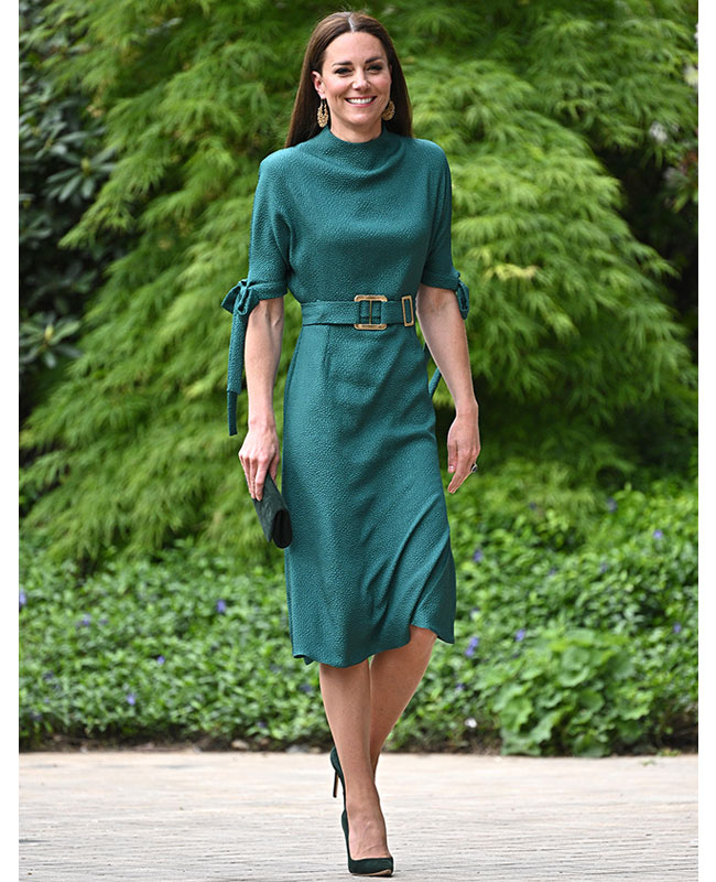 We’re Not Worthy! Kate Middleton Looks TOO Gorgeous In This Green Midi ...