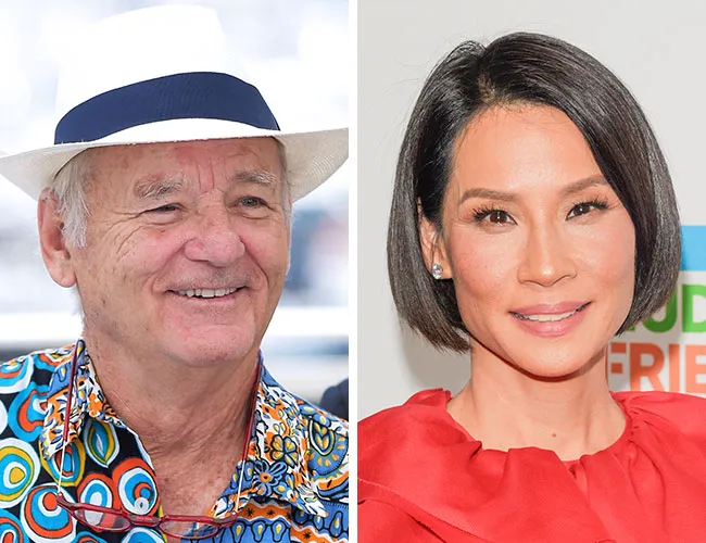 Bill Murray and Lucy Liu sharing a moment in film