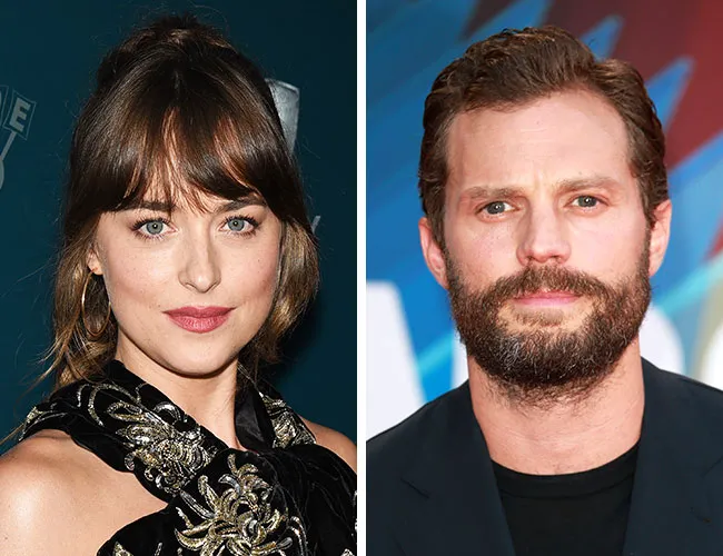 Dakota Johnson and Jamie Dornan at a glamorous event