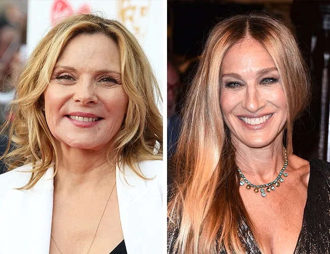 Sarah Jessica Parker and Kim Cattrall posing together