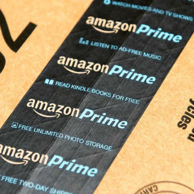 Amazon Prime logo highlighting exclusive beauty and lifestyle content.