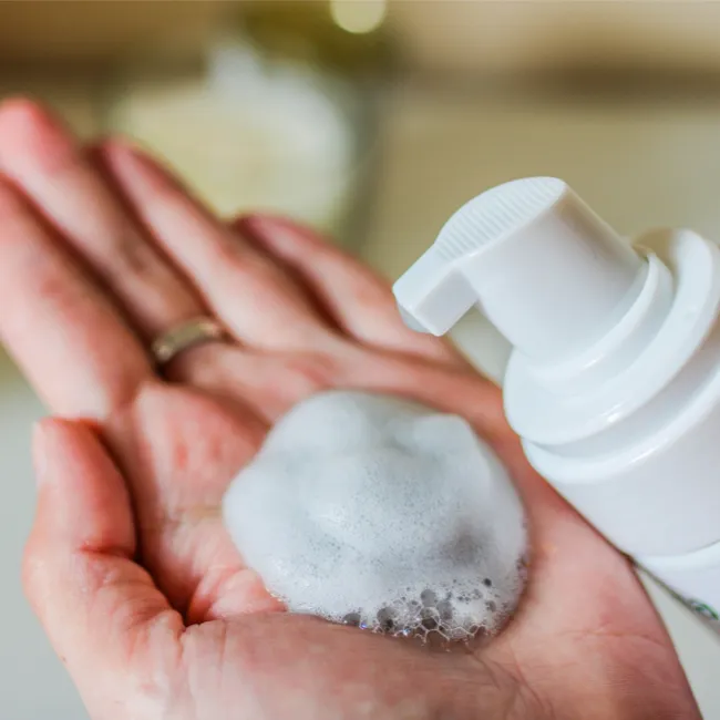 Gentle creamy cleanser for radiant skin